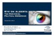 Eye on Alberta - The Provincial Political Horserace
