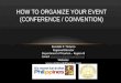 How to Organize a Convention.ppt