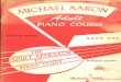 Book - Michael Aaron - Adult Piano Course
