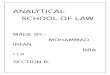 Analytical School of Law