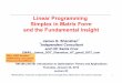 Linear Programming Simplex in Matrix Form and the Fundamental insight