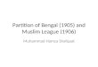Partition of Bengal to Khilafat Movement - Copy