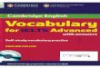Cambridge IELTS Advanced Vocabulary