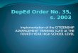 DepEd Order No. 35, s. 2003 (1)