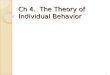 Sahid University Managerial Economics Ch4 the Theory of Individual Behavior