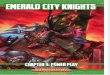 Mutants & Masterminds - Third Edition - Emerald City Knights - Chapter 3 - Power Play