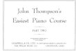 John Thompson - Piano Course Part 2