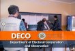 Department of Electoral Cooperation and Observation DECO