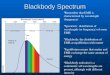 Blackbody Spectrum Remember that EMR is characterized by wavelength (frequency) Spectrum: distribution of wavelength (or frequency) of some EMR Blackbody: