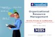 Organizational Resource Management ORM 1: Nov-2012 Strictly Private & Confidential. Unauthorized use of the contents, information and materials is prohibited