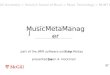 McGill University > Schulich School of Music > Music Technology > MUMT 611 j j MusicMetaManager j j Cory McKay Jason A. Hockman part of the jMIR software