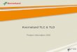 Kverneland TLC & TLD Product information 2016. Kverneland TLC & TLD S-tine harrow for seedbed preparation