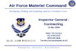 1 Inspector General - Contracting 19 Mar 2004 Major Tim Durepo HQ AFMC/IGIC (937) 257-5849 Timothy.Durepo@wpafb.af.mil Air Force Materiel Command Developing,