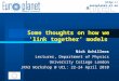 Http://europlanet-ri.eu Some thoughts on how we ‘link together’ models Nick Achilleos Lecturer, Department of Physics University College London JRA3 Workshop