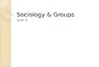 Sociology & Groups Unit 4. Group Types Social Groups ◦ Primary Groups ◦ Secondary Groups Relationships ◦ Primary Relationships ◦ Secondary Relationships