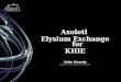 Axolotl Elysium Exchange for KHIE Salim Kizaraly Solutions Architecture Manager