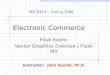 Electronic Commerce Final Exam: Vector Graphics Exercise / Flash MX Instructor: John Seydel, Ph.D. MIS 6453 -- Spring 2006