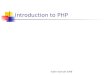 ©John Samuel 2008 Introduction to PHP. ©John Samuel 2008 Objectives At the end of this class the student will be able to; Create and run a simple php