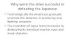 Why were the allies succesful in defeating the Japanese Technologically the Americans gradually overtook the Japanese in producing new fighting weapons