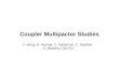 Coupler Multipactor Studies F. Wang, B. Rusnak, C. Adolphsen, C. Nantista, G. Bowden, Lixin Ge