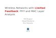 Wireless Networks with Limited Feedback: PHY and MAC Layer Analysis PhD Proposal Ahmad Khoshnevis Rice University