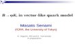 B→φK s in vector-like quark model Masato Senami (ICRR, the University of Tokyo) K. Higuchi, MS and K. Yamamoto in preparation