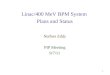 1 Linac/400 MeV BPM System Plans and Status Nathan Eddy PIP Meeting 9/7/11