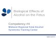 MRFASTC Biological Effects of Alcohol on the Fetus Competency #4 Midwest Regional Fetal Alcohol Syndrome Training Center