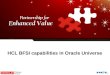 HCL BFSI capabilities in Oracle Universe 1. 2 Oracle Practice Snapshot Horizontal Applications 1.Oracle E-Business Suite 11i, R12,12.1 2.PeopleSoft 8.3,