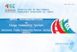 ASSOCIATION OF MULTIMODAL TRANSPORT OPERATORS OF INDIA  AMTOI Recommendations on Cargo Community System National Trade Community Portal System