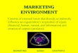 MARKETINGGoldenCHAPTER 3 MARKETING ENVIRONMENT Consists of external forces that directly or indirectly influence an organization’s acquisition of inputs