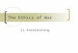 The Ethics of War 11.Forelesning. ”What if an international terrorist planted a nuclear bomb somewhere in Manhattan, set to go off in an hour and kill