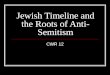 Jewish Timeline and the Roots of Anti- Semitism CWR 12