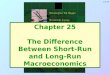1 of 18 Chapter 25 The Difference Between Short-Run and Long-Run Macroeconomics