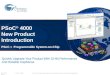 PSoC 4000 Programmable System-on-Chip New Product Introduction (Engineering) 001-91927Owner: JHNW Rev*A Quickly Upgrade Your Product With 32-Bit Performance