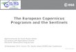 The European Copernicus Programm and the Sentinels Wolf Forstreuter for Frank Martin Seifert EO Science and Applications Division ESA Earth Observation