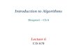 Introduction to Algorithms Heapsort – Ch 6 Lecture 6 CIS 670