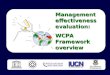 Management effectiveness evaluation: WCPA Framework overview