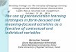 The use of pronunciation learning strategies in form-focused and meaning- focused activities as a function of contextual and individual variables Situating