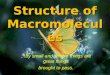 Structure of Macromolecules …by small and simple things are great things brought to pass