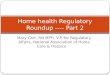 Mary Carr, RN MPH, V.P. for Regulatory Affairs, National Association of Home Care & Hospice Home health Regulatory Roundup ---- Part 2