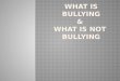 Bullying is unwanted, aggressive behavior among school aged kids that involves a real or perceived power imbalance. The behavior is repeated, or has the