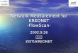 Network Measurement for KREONET -FlowScan- 2002.9.26이만희KISTI/KREONET
