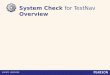 System Check for TestNav Overview. Copyright © 2012 Pearson Education, Inc. or its affiliates. All rights reserved.2 Agenda System Check for TestNav URL