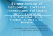 Strengthening of Horizontal Cortical Connections Following Skill Learning M.S. Rioult-Pedotti, D. Friedman, G. Hess & J.P. Donoghue Presented by Group