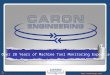 Www.caroneng.com Over 28 Years of Machine Tool Monitoring Expertise