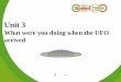 Unit 3 What were you doing when the UFO arrived Duty Report Organization