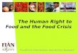 FoodFirst Information and Action Network The Human Right to Food and the Food Crisis