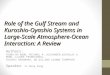 Role of the Gulf Stream and Kuroshio-Oyashio Systems in Large-Scale Atmosphere-Ocean Interaction: A Review Authors: YOUNG-OH KWON, MICHAEL A. ALEXANDER,NICHOLAS