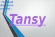 Tansy Théo and Alexandre present :. About her Her name is Tansy. She was born on 6 th November 1995; so she is 20 years old. She is English, she lives
